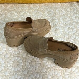 SOLD Suede Steve Madden Chunky Slip on